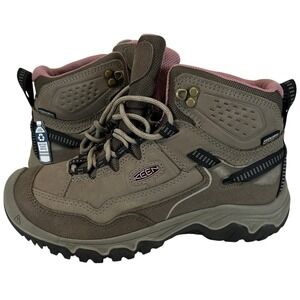 Keen Targhee IV Mid WP Hiking Boots Women 6.5 W Brindle Nostalgia Rose 1029017